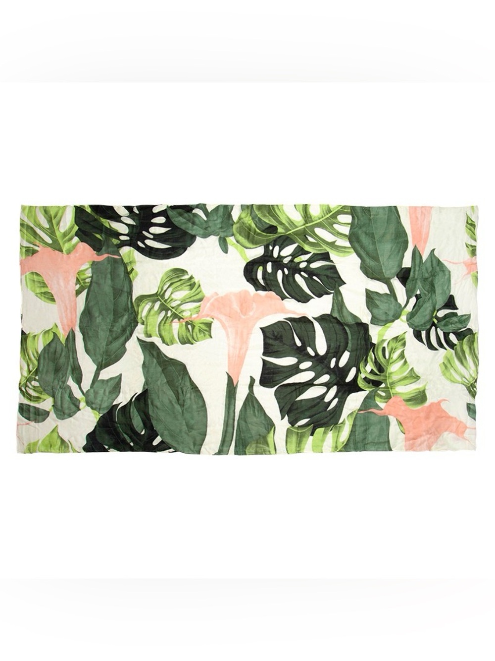 NWT Virginia Wolf Wrap Scarf Womens Multi Wear Tropical Print Beach One Size